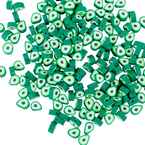 Miniatura 41 de 100 piezas de cuentas espaciadoras de arcilla polimérica de animales para joyería de mujer, pulseras, collares, aretes, accesorios de bricolaje