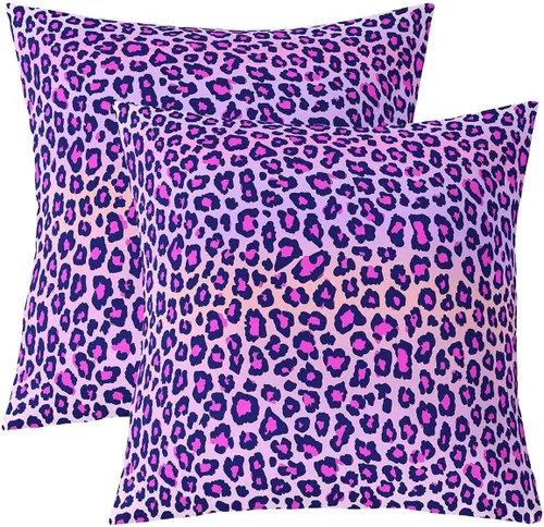 Miniatura 29 de Juego de 2 fundas de almohada de 16 x 16 pulgadas, fundas de almohada de vehículos de construcción suaves para sala de estar, dormitorio, equipos