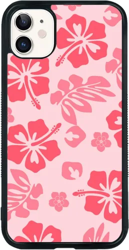 Miniatura 35 de FANXI Funda de teléfono de hibisco azul compatible con iPhone 11 de 6.1 pulgadas, funda protectora a prueba de golpes de TPU con bonita flor azul