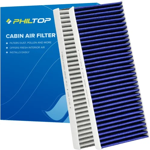 Miniatura 13 de PHILTOP Filtro de aire de cabina HEPA con carbón activado, compatible con CF10934 Mercedes-Benz E350, C300, C250, GLK350, C350, CLS550, E400, SL550