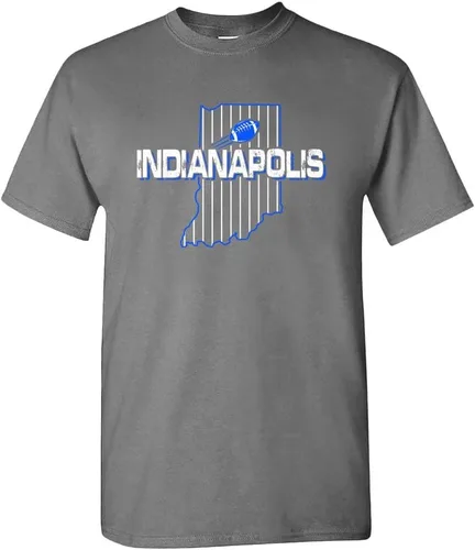 Miniatura 40 de Xtreme Apparrel Camiseta para hombre Team Field Map para aficionados al fútbol Dallas - Camisa azul marino
