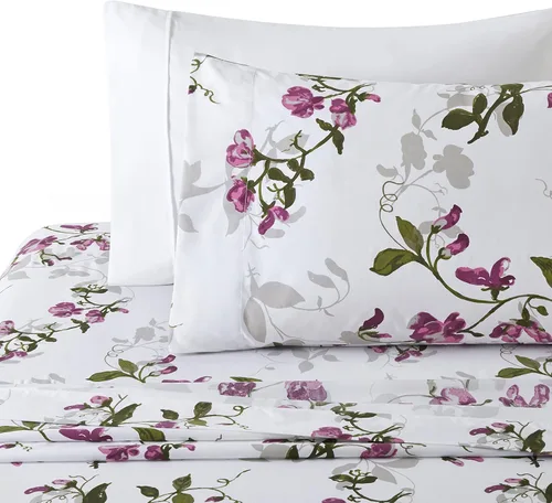 Miniatura 2 de Marina Decoration Ropa de cama ultra suave y sedosa con bolsillo profundo, rayón derivado de bambú para todas las estaciones, juego de sábanas de 6