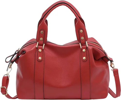 Miniatura 16 de Bolsos y carteras para mujer, bolso de mano de cuero vegano para mujer, bolso de hombro, bolso de viaje con compartimentos