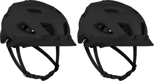Miniatura 8 de Retrospec Lennon Casco de Bicicleta para Adultos con luz de seguridad LED, esfera ajustable y visera extraíble, casco de ciclismo ajustable