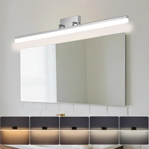 Miniatura 11 de Luz LED de tocador de 36 pulgadas, regulable 3000K-5000K 5CCT moderna accesorio de iluminación de tocador de maquillaje, barra de luz ajustable