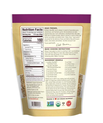 Miniatura 2 de Bob's Red Mill Granos de trigo sarraceno orgánicos sin gluten, 16 onzas (paquete de 4)