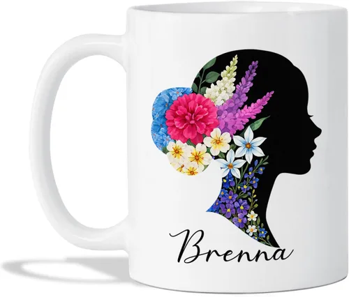 Miniatura 14 de Taza de café personalizada de cactus, taza de flores de cactus con nombre, taza de té de cactus, taza de cerámica con nombre personalizado, regalos