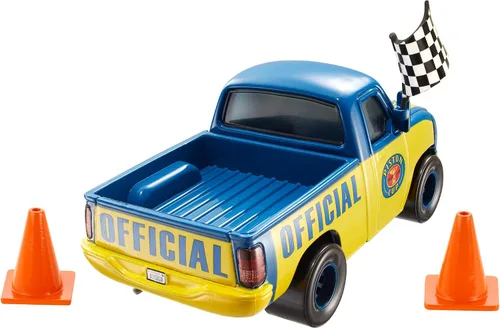Miniatura 2 de Disney Car Toys Movie Moments Dexter Hoover con conos de seguridad