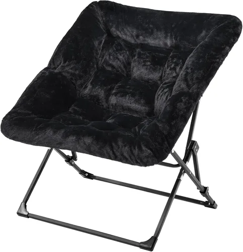 Miniatura 19 de OAKHAM Cómoda silla para adultos, suave piel sintética plegable para dormitorio, sala de estar, dormitorio, silla de lectura flexible