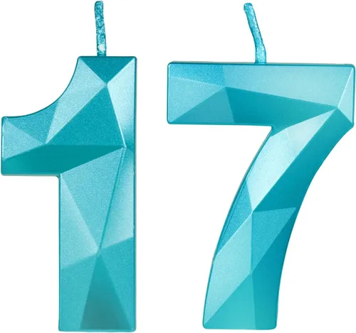 Miniatura 24 de Velas de cumpleaños número 15, velas número 15, velas de feliz cumpleaños de oro rosa para pastel, decoraciones de cobertura de pastel de diseño 3D