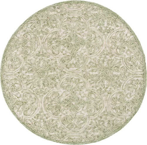 Miniatura 27 de SAFAVIEH Trace Collection - Alfombra decorativa de 2 x 3 pies, color marfil, lana hecha a mano, ideal para zonas de alto tráfico en entrada, sala
