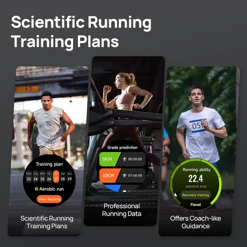 Miniatura 4 de mibro GS Active2 - Reloj inteligente GPS para correr con AMOLED de 1.811 in, ligero y batería de 15 días, soporta planes de funcionamiento y GNSS