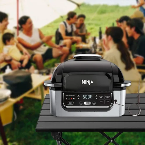 Miniatura 6 de Sonda de temperatura para carne para parrillas para interior 5 en 1 Ninja AG400/AG450/IG450CO Foodi Pro Air Fryer, reemplazo para sonda de parrilla