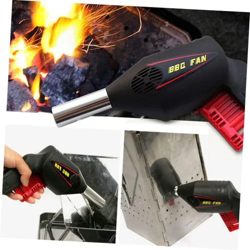 Miniatura 2 de GANAZONO chimenea fuelle ventilador ventilador herramientas de parrilla mini ventilador portátil soplador de mano parrilla fuego mano presión