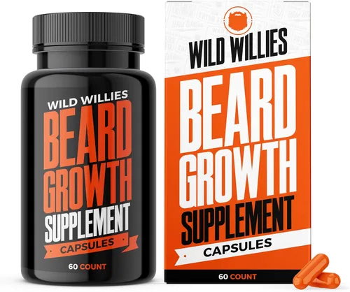 Miniatura 9 de Wild Willies Suplemento de gomitas de crecimiento de barba para hombres, con biotina y 19 vitaminas para un cabello facial más fuerte y grueso, 60