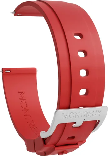 MONTREUX Correa de reloj de goma FKM de lujo de 0.787 in con liberación rápida para Rolex, Omega, TAG Heuer, Seiko y más