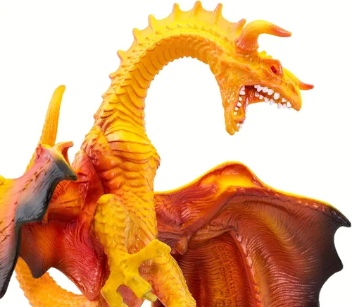 Miniatura 9 de Safari Ltd. Figura de dragón de lava, figura detallada de modelo de plástico de 7.5 pulgadas, divertido juguete de fantasía para niños, niñas