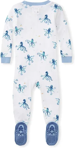 Miniatura 202 de Burt's Bees Baby - Pijama para bebés niñas de 100% algodón orgánico con cremallera frontal completa y pies cerrados antideslizantes
