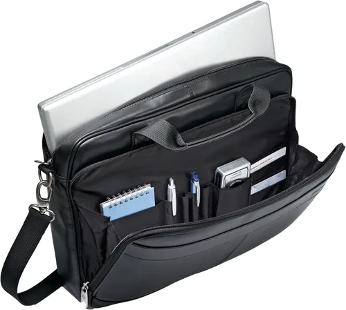 Miniatura 2 de Samsonite Maletín delgado de cuero para equipaje, Negro -, Maletín delgado de cuero