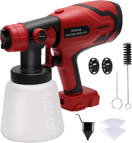 Pulverizador de pintura para batería Milwaukee M18 de 18 V, pulverizadores de pintura HVLP inalámbricos para pintura de casa, rociador de manchas