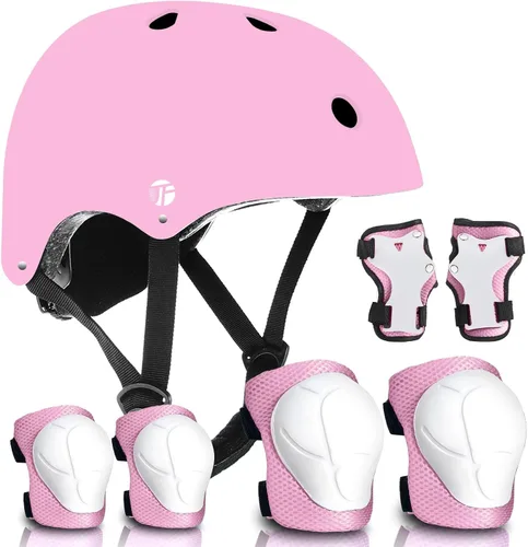 Miniatura 19 de Casco de bicicleta ajustable con gradiente de color para niños pequeños de 3-5-8-14+ años, niñas y niños. Casco para monopatín y bicicleta