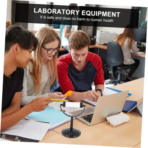 Miniatura 9 de 1set Triple Prisms Teaching Demonstrator with Stand for Light Refraction Experiments Physics Education Optical Tool for Classroom Learning and