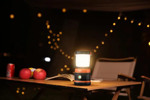 Miniatura 6 de Linterna LED para campamento recargable, 1800 lúmenes, 4 modos de luz, banco de energía de 4400 mAh, impermeable IP44, linterna perfecta para Negro