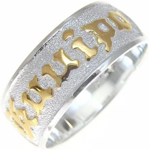 Miniatura 4 de Arthur's Jewelry Anillo de plata de ley 925 con diseño de flor de plumeria hawaiana, chapado en oro amarillo, borde liso, tamaño 3 a 14