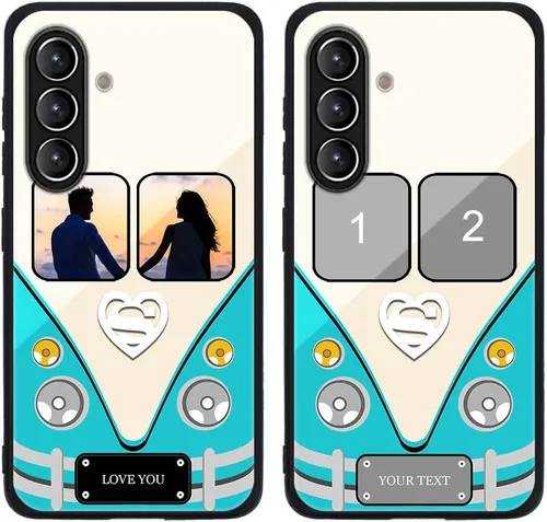 Miniatura 319 de Funda de teléfono personalizada para Samsung Galaxy S22+ / S22 Plus 5G, funda de TPU suave de vidrio templado antiarañazos personalizada con foto