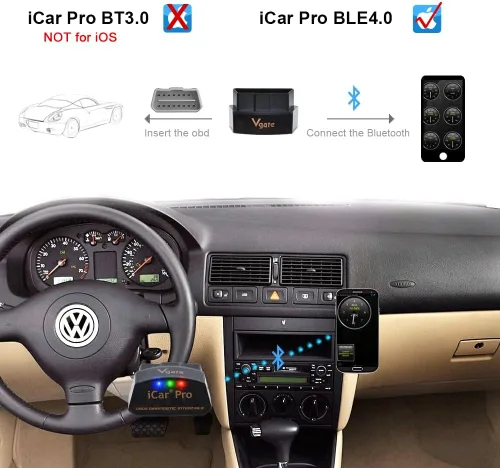 Miniatura 5 de Vgate Escáner iCar Pro Bluetooth 3.0 OBD2 Solo Android - No para iOS - Revisar la luz del motor