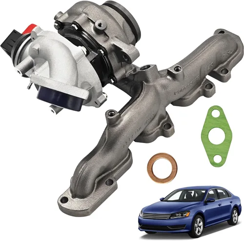 Turbocompresor turbo 03L253010J compatible con VW Passat/Ibiza/Passenger 2.0TDI para Audi A3 Q3 Cabriolet/Limousine/Sportback 2.0L 2006-2014