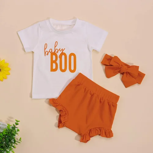 Miniatura 19 de Conjunto de camiseta y pantalones cortos para bebé niña del 4 de julio, camiseta y pantalones cortos para el Día de los Caídos