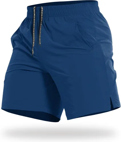 Miniatura 23 de CANGHPGIN Pantalones cortos deportivos de entrenamiento para hombre de 7 pulgadas / 5 pulgadas, de secado rápido, pantalones cortos de correr