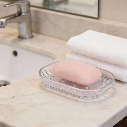 Miniatura 4 de Paquete de 2 soportes para jabonera para barra de jabón, jaboneras de baño, jabonera, protector de jabón, bandeja de jabón blanda para ducha, baño