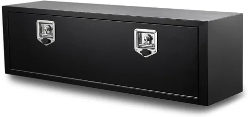 Miniatura 13 de Caja de Herramientas Bajo la Carrocería de 18 Pulgadas, Caja de Herramientas Resistente para Bajo la Carrocería del Camión con Pestillo de Mango