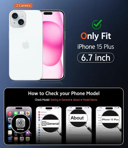 Miniatura 412 de FNTCASE Funda para iPhone 13 Pro-Max: Fundas magnéticas transparentes compatibles con Magsafe Slim anti amarillamiento protección contra caídas