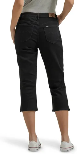 Miniatura 3 de Lee Legendary - Jeans capri de tiro medio de 21 pulgadas para mujer