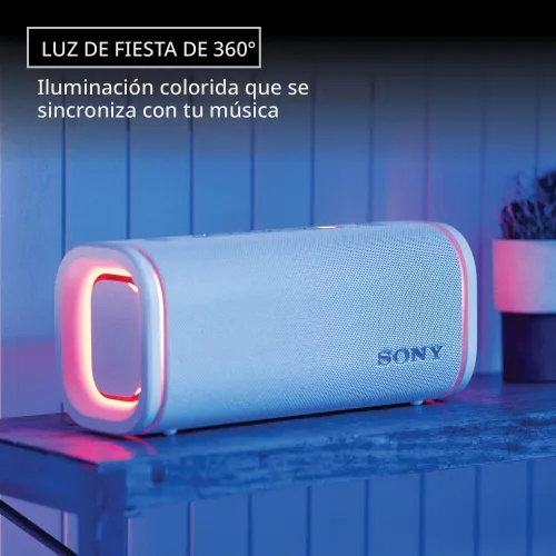 Miniatura 9 de Sony ULT Field 5 Altavoz Bluetooth portátil inalámbrico, IP67 impermeable, a prueba de polvo y óxido con graves mejorados, batería de 25 horas, luz