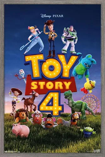 Miniatura 11 de Trends International Disney Pixar Toy Story 4 - Póster de pared de una hoja, 14.725 x 22.375 pulgadas, versión enmarcada plateada Versión con marco