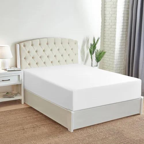 Miniatura 2 de Mellanni Sábana Bajera de Bolsillo Extra Profundo Queen - Sábanas de Cama de la Colección Icónica con Bolsillo Profundo de hasta 21 Pulgadas - 1102