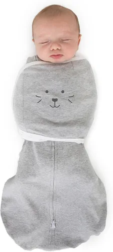 Miniatura 17 de SwaddleDesigns Saco Envolvente Omni de 6 Vías con Brazos Arriba para Recién Nacido, Más Opciones para Calmar el Reflejo de Sobresalto, Mejora