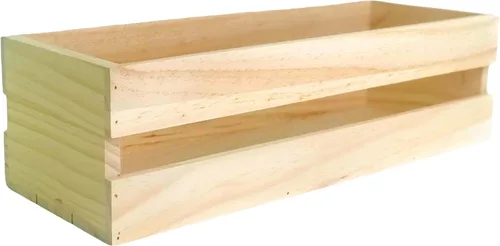 Miniatura 5 de Oojami Juego de 3 cajas de madera para manualidades, cajas de madera para exhibición, cajas de madera para manualidades, caja de madera decorativa