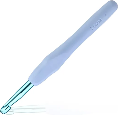 Miniatura 28 de Gancho de ganchillo ergonómico de 2 mm, agujas de ganchillo para tejer, agujas de tejer lisas para manualidades DIY, gran regalo para mujeres