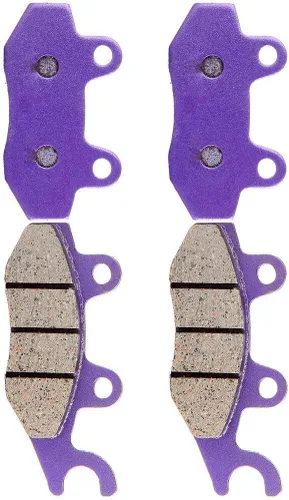 Miniatura 5 de SCITOO FA197 Pastillas de freno para Honda Dream 50R 2004 pastillas de freno delanteras y traseras de fibra de carbono