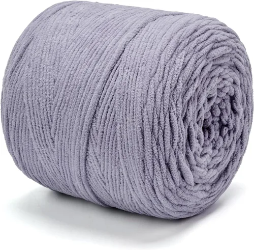 Miniatura 9 de Hilo de Chenilla Grueso para Tejer/Crochet Manta de Bebé, Hilo Elegante para Amigurumi #6 Súper Voluminoso Extra Grueso Suave Esponjoso Hilo Grande