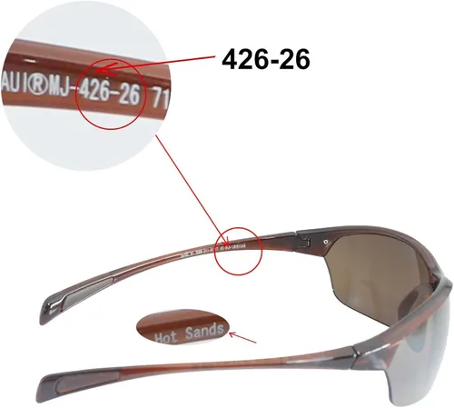 Miniatura 4 de Walleva - Lentes de repuesto para gafas de sol Maui Jim Hot Sands, múltiples opciones disponibles