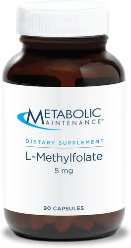 Cápsulas Metabolic Maintenance de L metifolato activo, 0.007 oz, 90 cápsulas
