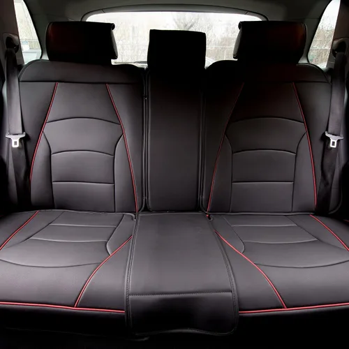 Miniatura 13 de Cojín de asiento FH Group tipo banco, de cuero sintético, ultracómodo, apto para la mayoría de los vehículos, camionetas, vehículos utilitarios