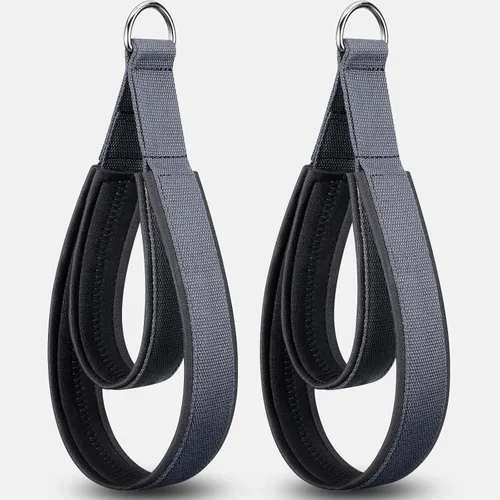 Miniatura 8 de Correas TOBWOLF para Pilates - Correas de doble bucle con anilla en D para Reformer, acolchadas, para entrenamiento en casa o en el gimnasio Púrpura