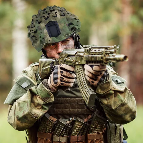 Miniatura 6 de LOOGU Funda táctica para casco, malla transpirable, camuflaje camuflaje casco cubierta ideal para combate táctico militar